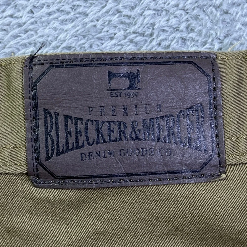 Bleeker‎ & Mercer Men's Cargo Pants Brown Utility Rider Moto Biker Size 38x32